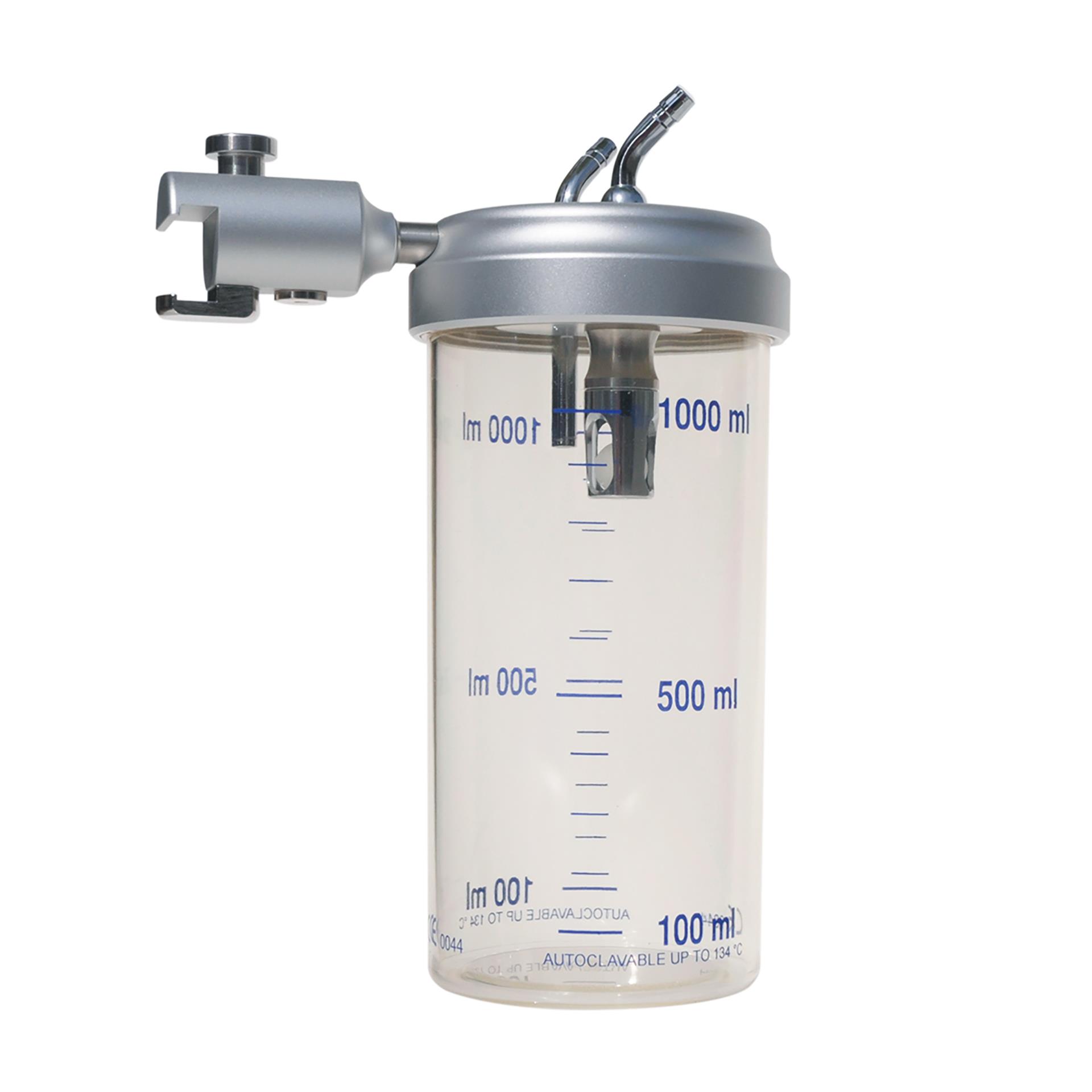 Sekretbehälter 1000 ml mit Schienenhalterung