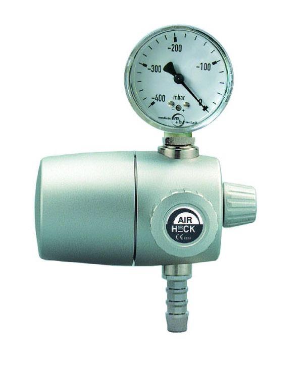 Niedrigvakuumregler Air mit Vorlageflasche EN ISO