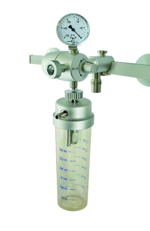 Niedrigvakuumregler air mit Vorlageflasche EN ISO