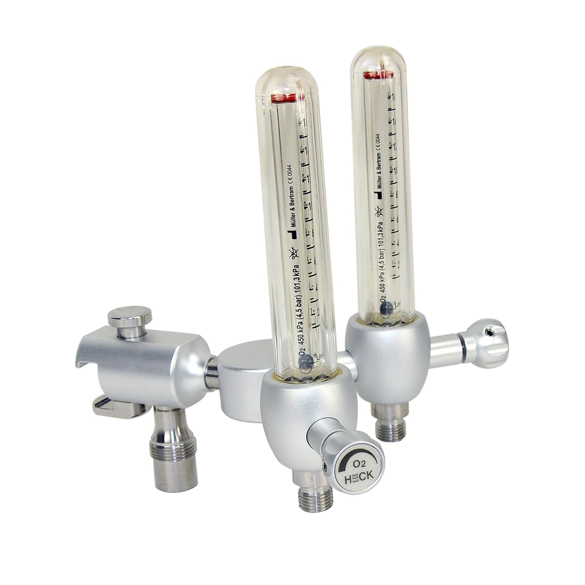 Doppel-Flowmeter Sauerstoff