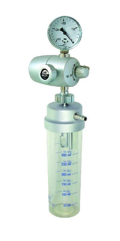 Niedrigvakuumregler Air mit Vorlageflasche EN ISO