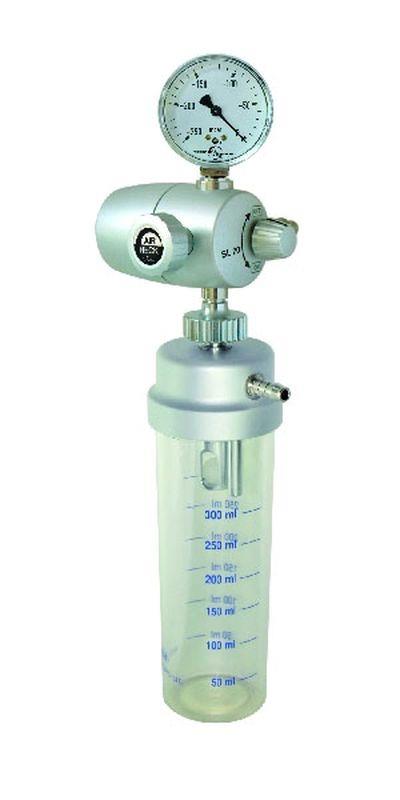 Niedrigvakuumregler Air mit Vorlageflasche EN ISO