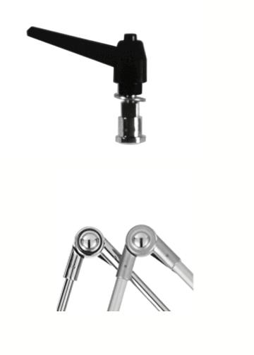 Gelenkschalen mit Knebel und Gegenstück, 13 mm