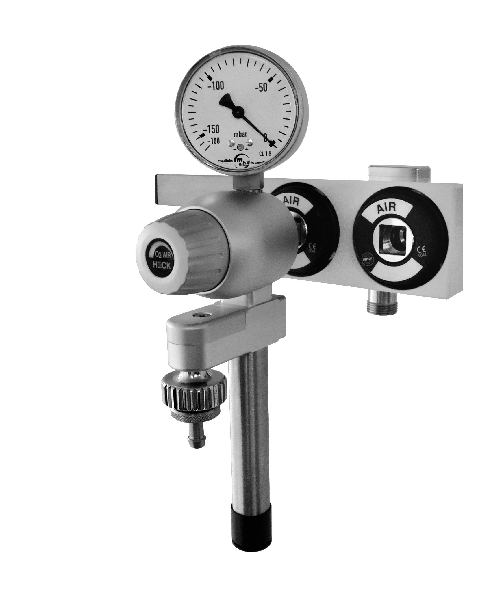 Dauerdrainageinjektor mit Manometer und ÜVF EN ISO