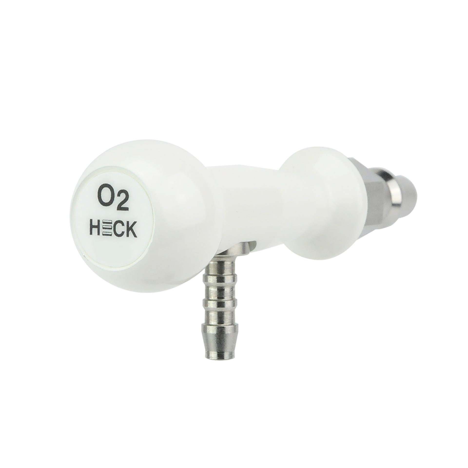 Gasentnahmestecker für Sauerstoff, EN/ISO
