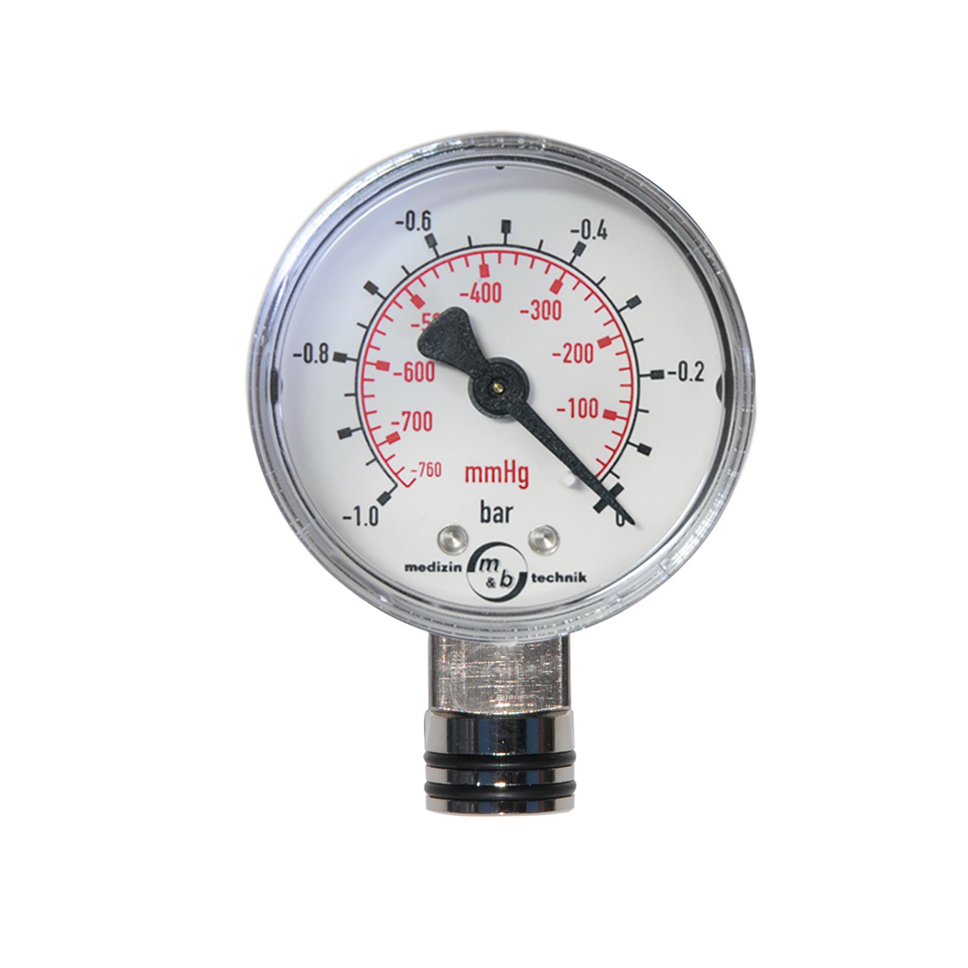 Manometer mit Schiebeadapter, 15 mm
